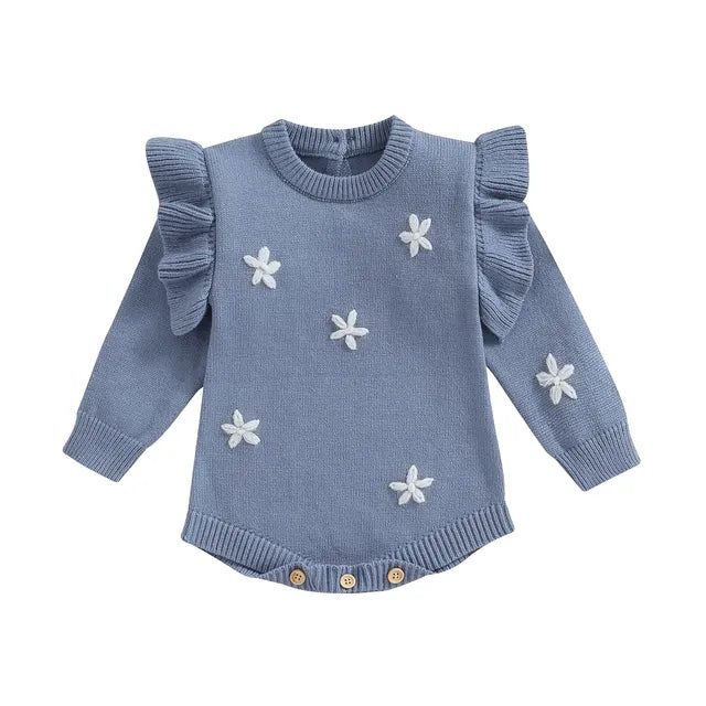 WINTER FLOWERS Romper