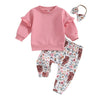 COW GIRL Ruffle Outfit with Headband