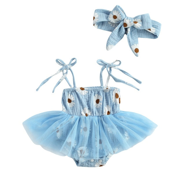 DAISY Tutu Romper with Headband