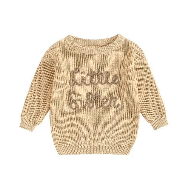 BIG SISTER/LITTLE SISTER Knitted Sweater