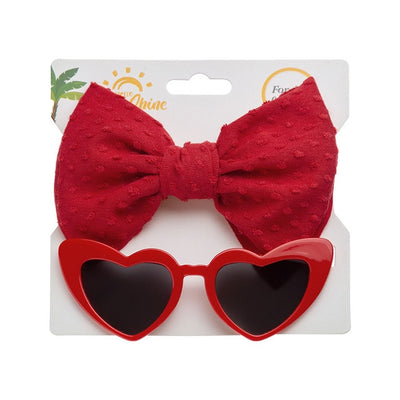 HEART SUNNIES with Headband