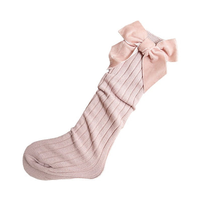 ZINNIA Velvet Bowtie Socks