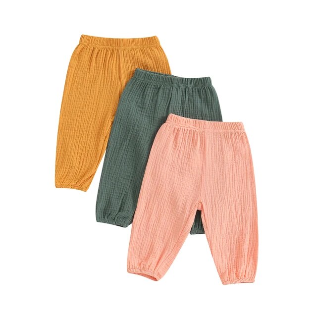 MUSLIN Pants Set of 3