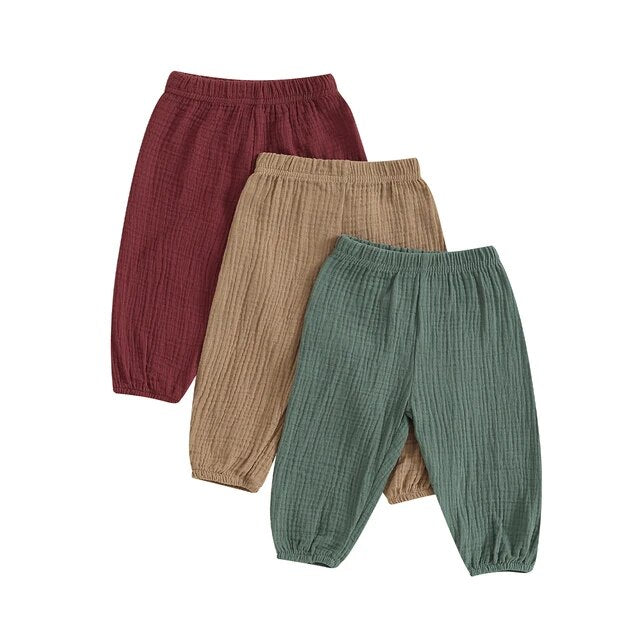 MUSLIN Pants Set of 3