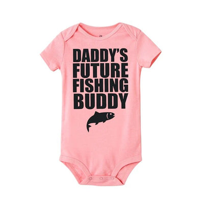DADDY'S FUTURE FISHING BUDDY Onesie