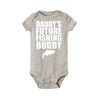 DADDY'S FUTURE FISHING BUDDY Onesie