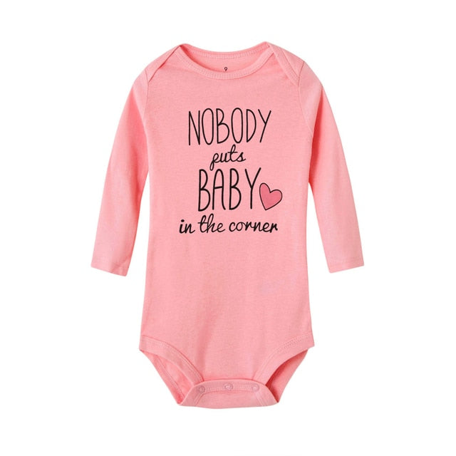 NOBODY PUTS BABY IN THE CORNER Onesie