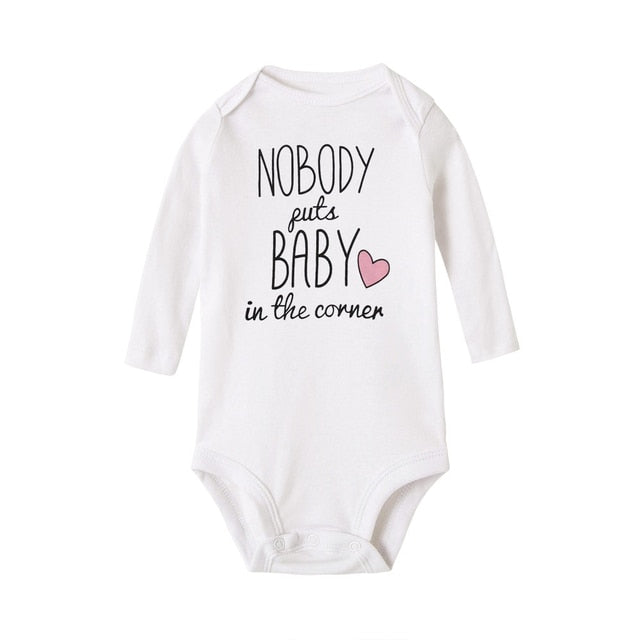 NOBODY PUTS BABY IN THE CORNER Onesie